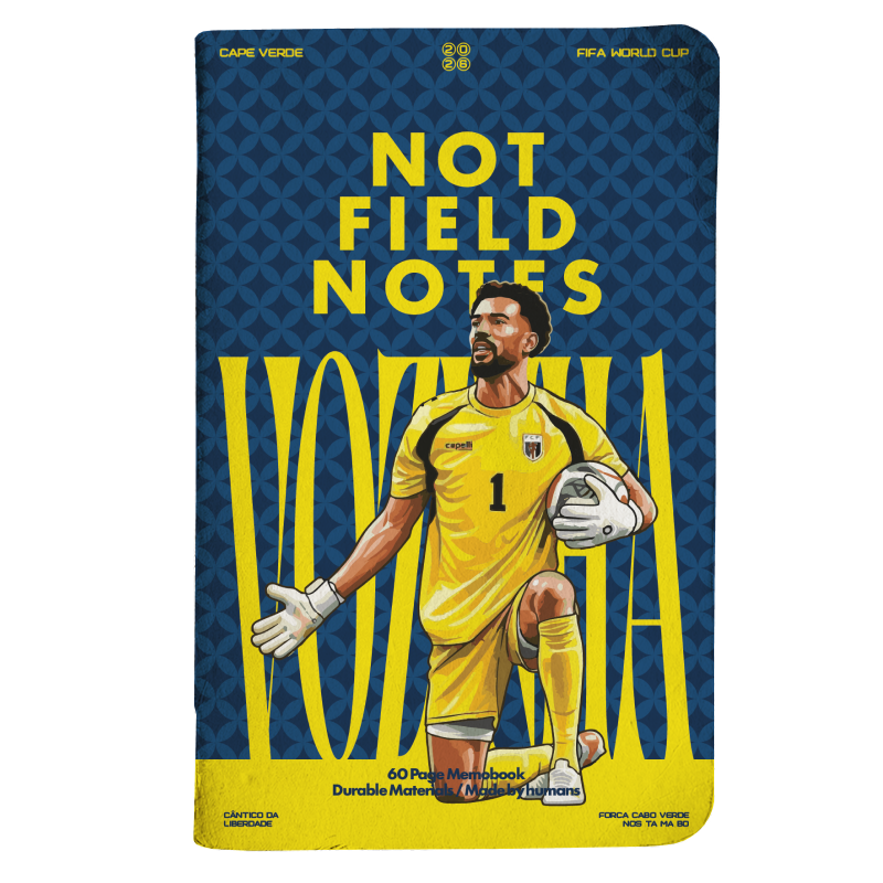 Cape Verde football notebook cover with team colors and crest