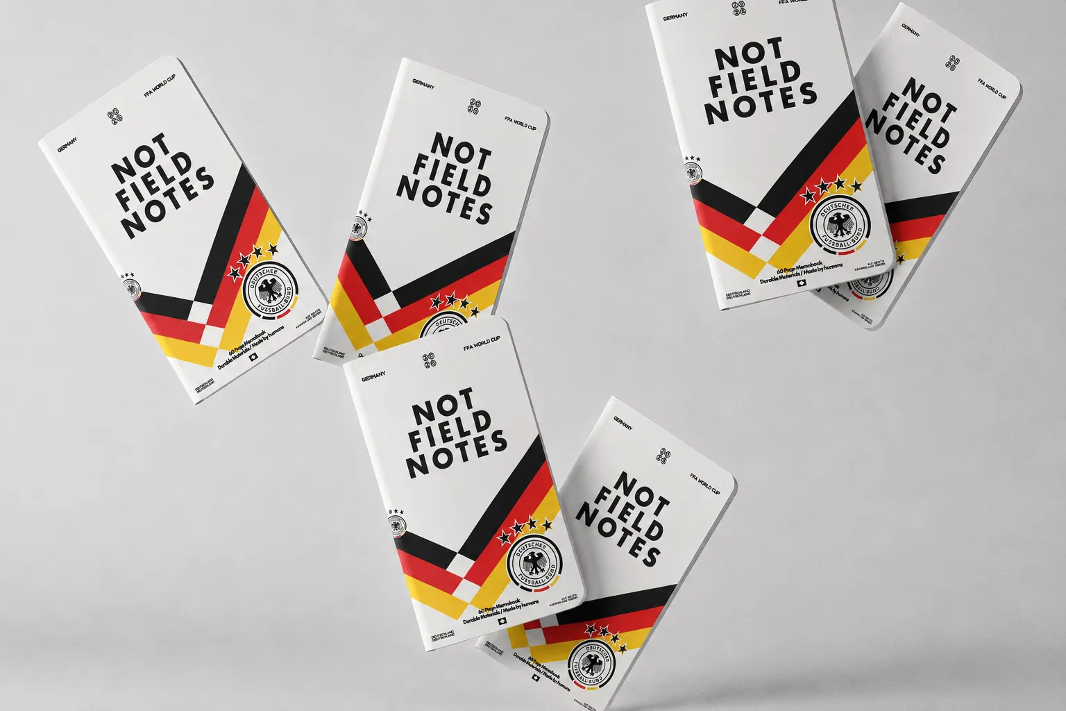 Germany notebook shown in pocket size for World Cup 2026