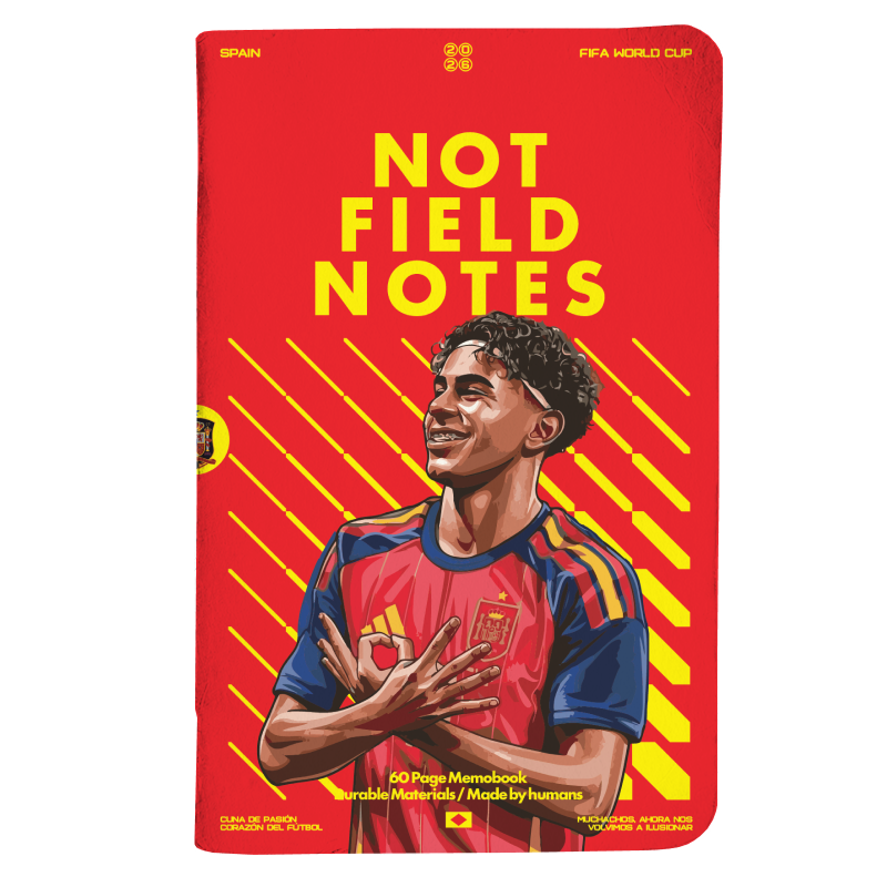 Spain notebook cover included in six-country World Cup 2026 bundle