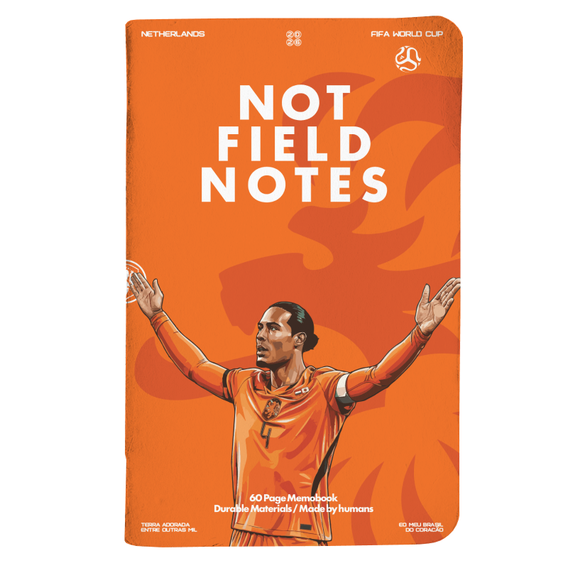 Netherlands football notebook cover with Oranje team colors and crest