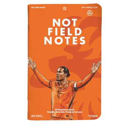 Netherlands football notebook cover with Oranje team colors and crest