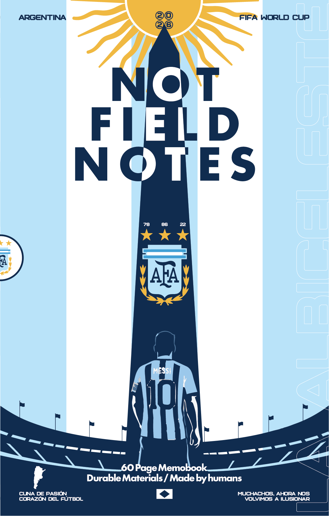 Argentina notebook cover