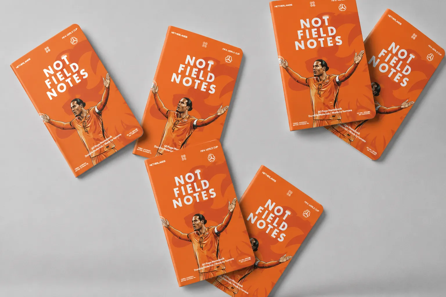 Netherlands notebook shown in pocket size for World Cup 2026