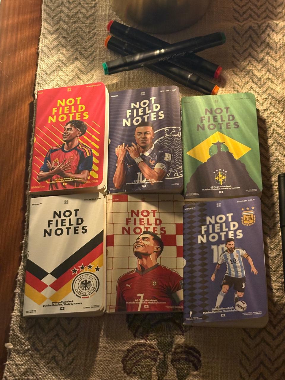 The Golden ball: 6 Notebook Pack – NotFieldNotes